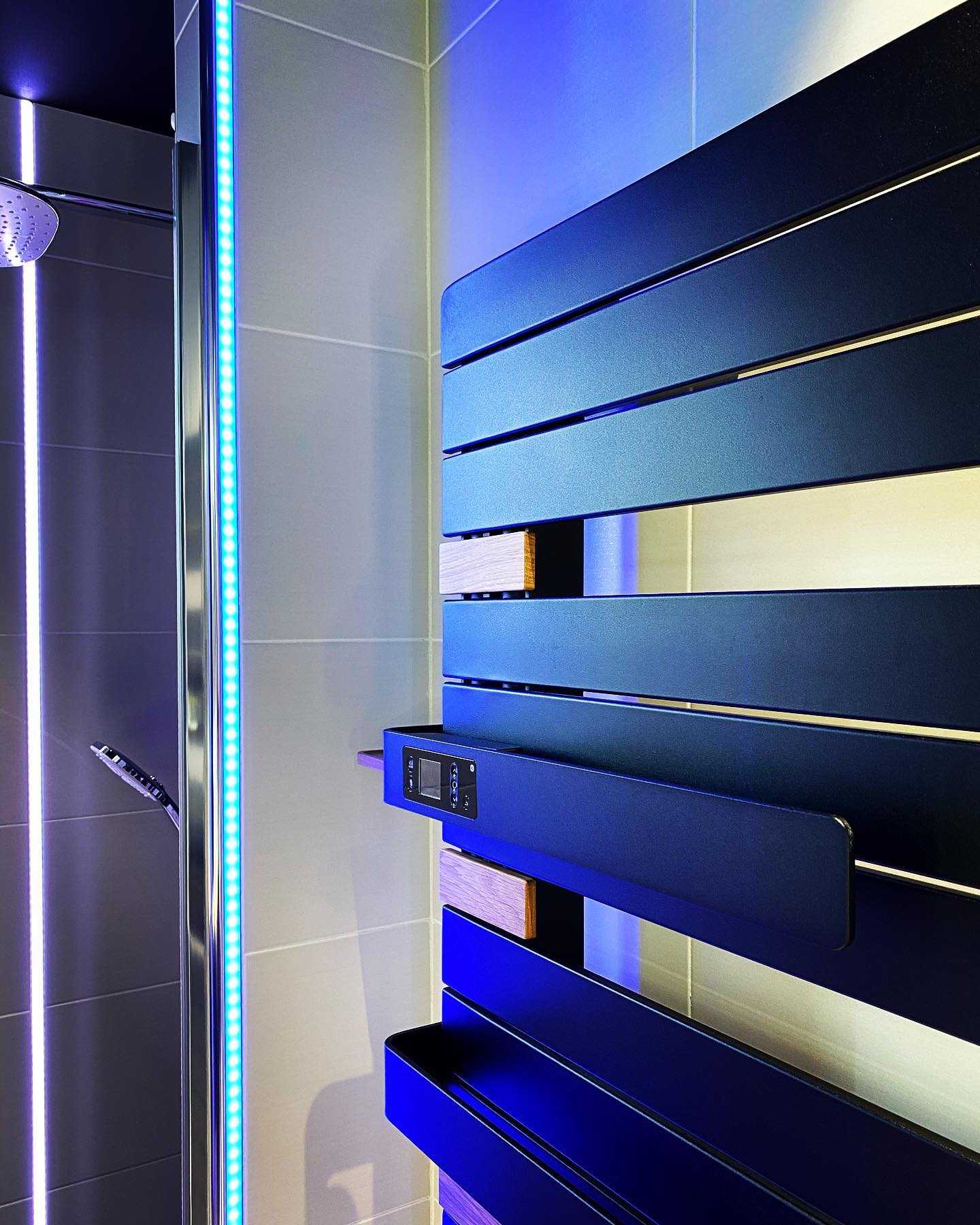 sèche serviette noir