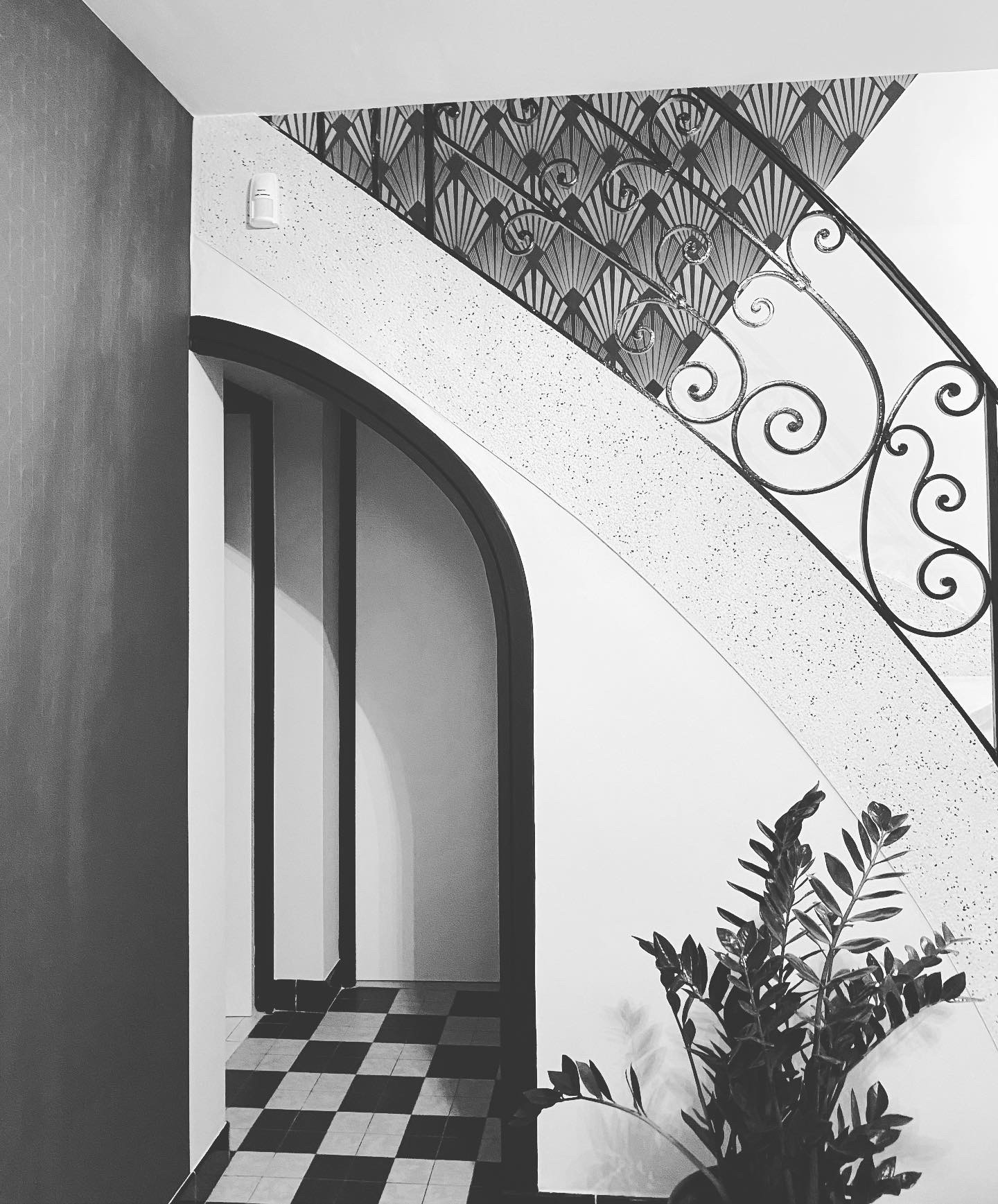 art deco noir et blanc