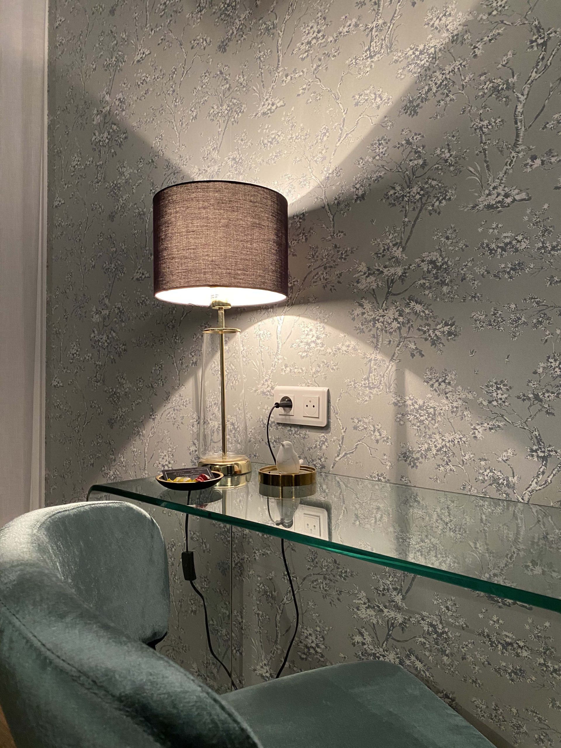 espace console papier peint