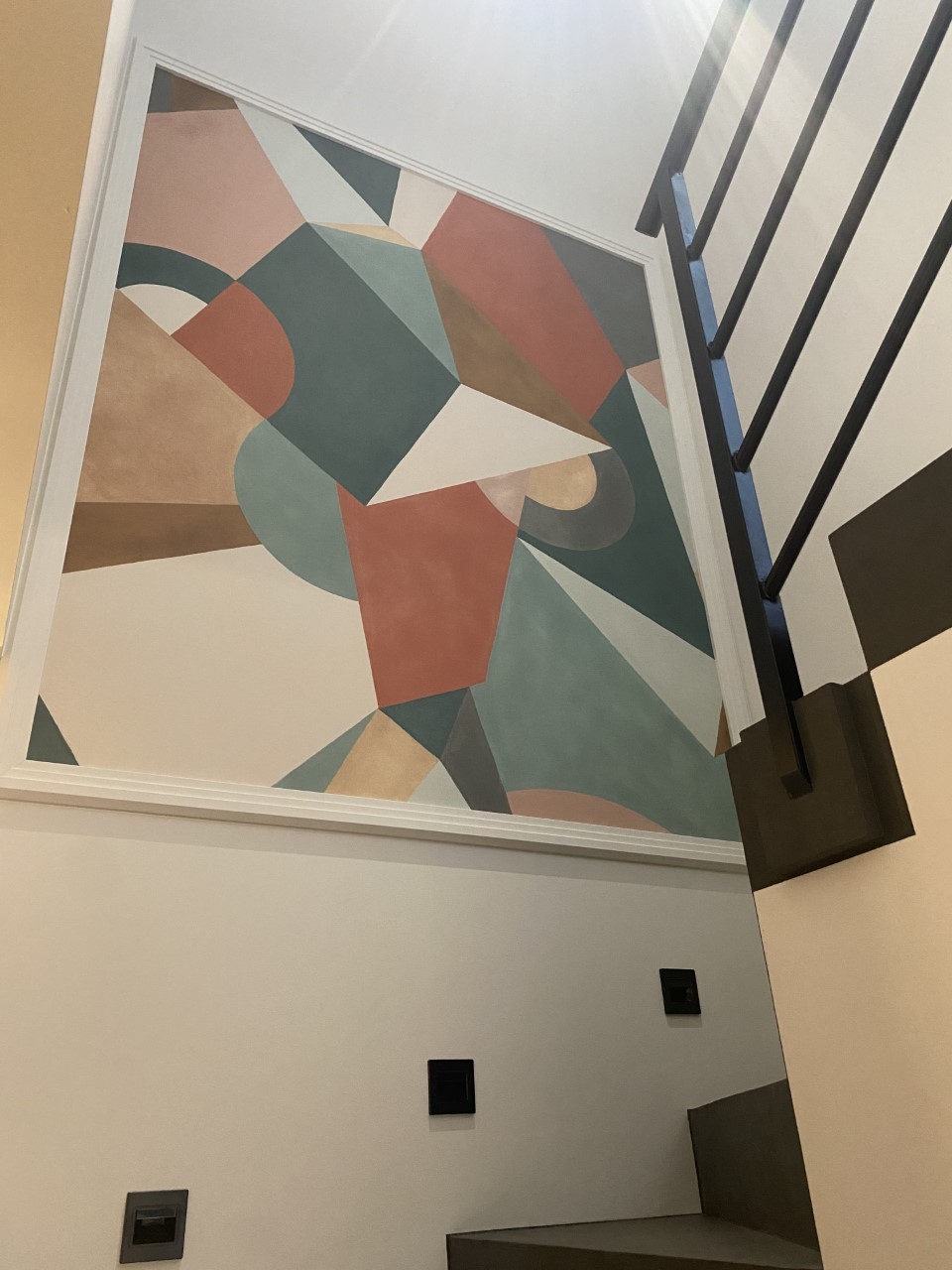 tableau xxl cage escalier